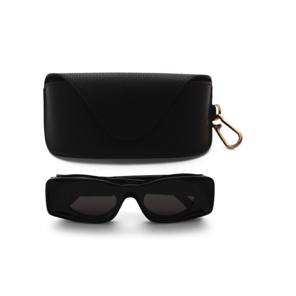 LOEWE Shiny Black 49mm Sunglasses